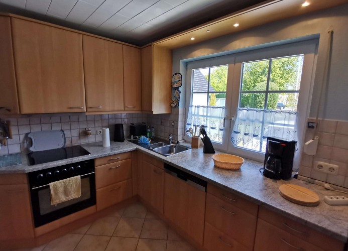 voll ausgestattete Küche