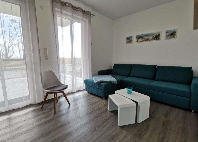 zweites Schlafzimmer mit Bettcouch